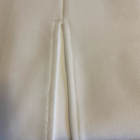 NovaLuxe  Mira Embellished Maxi Gown White Front Slit Strapless Size Large - Picture 14 of 16